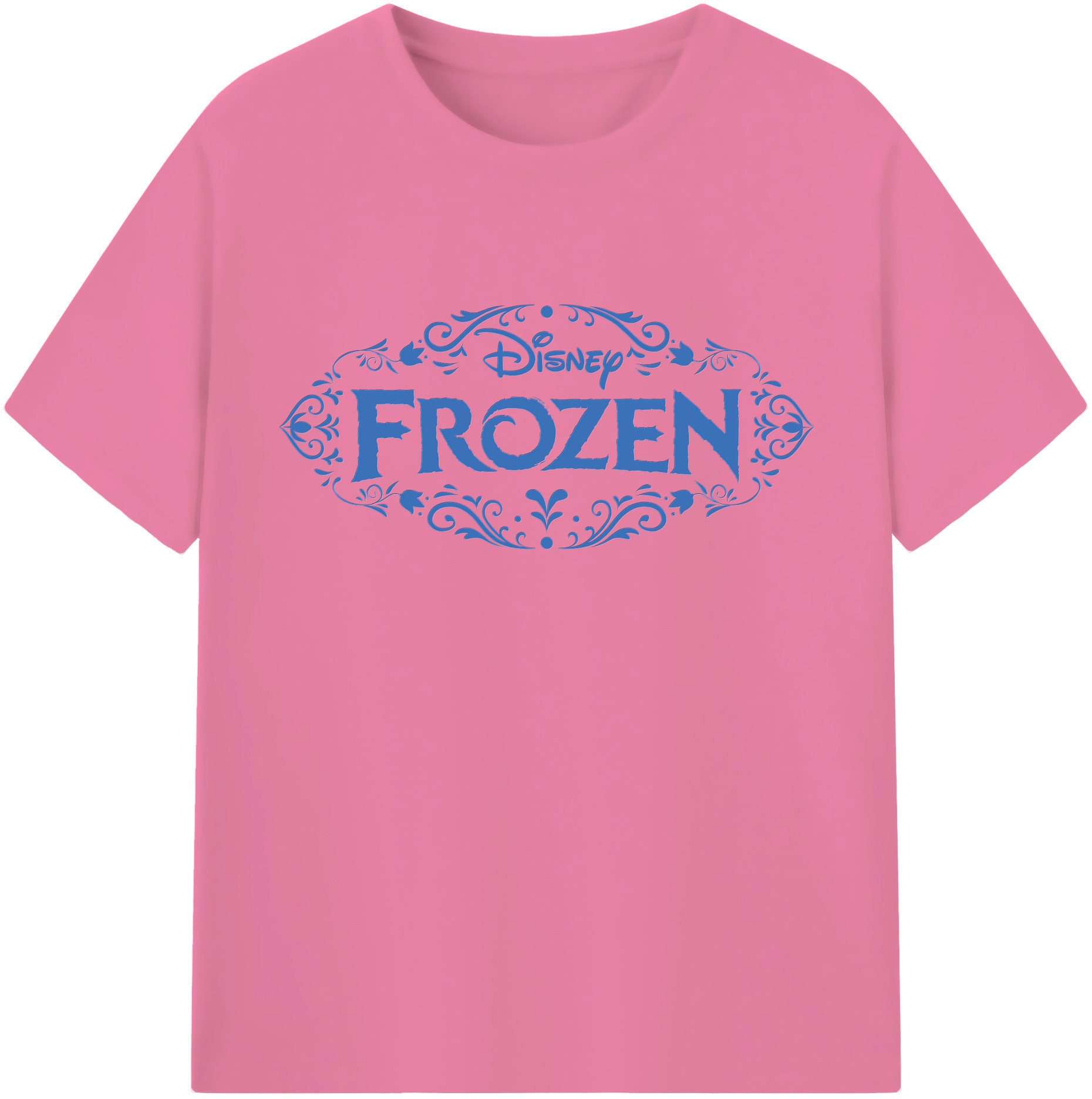 （画像用） アナと雪の女王 アンナ エルサ Frozen Anna Elsa 綿100％半袖Tシャツ（フロントプリント）